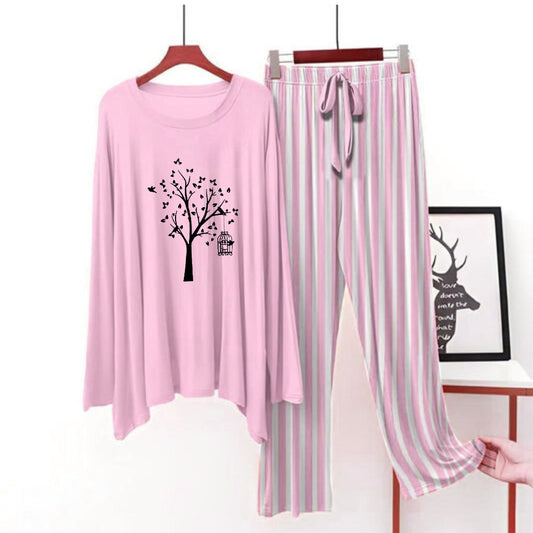 Pink flapper style lining Pajama Tree