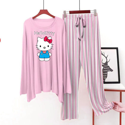 Pink flapper style lining Pajama Hello Kitty